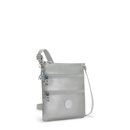 Kipling Keiko Metallic Crossbody Mini Táska Titán | HU 1333JP